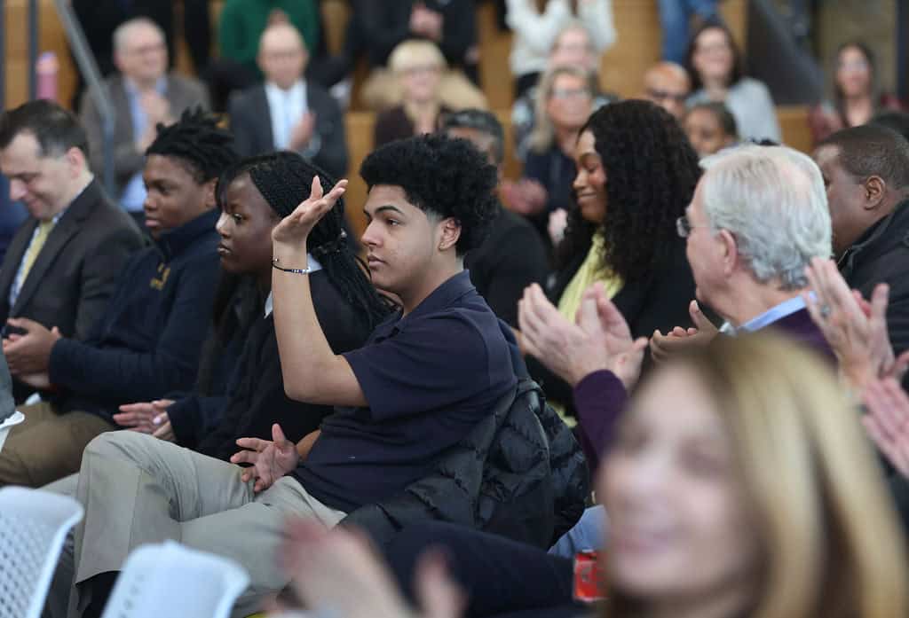 person in audience
